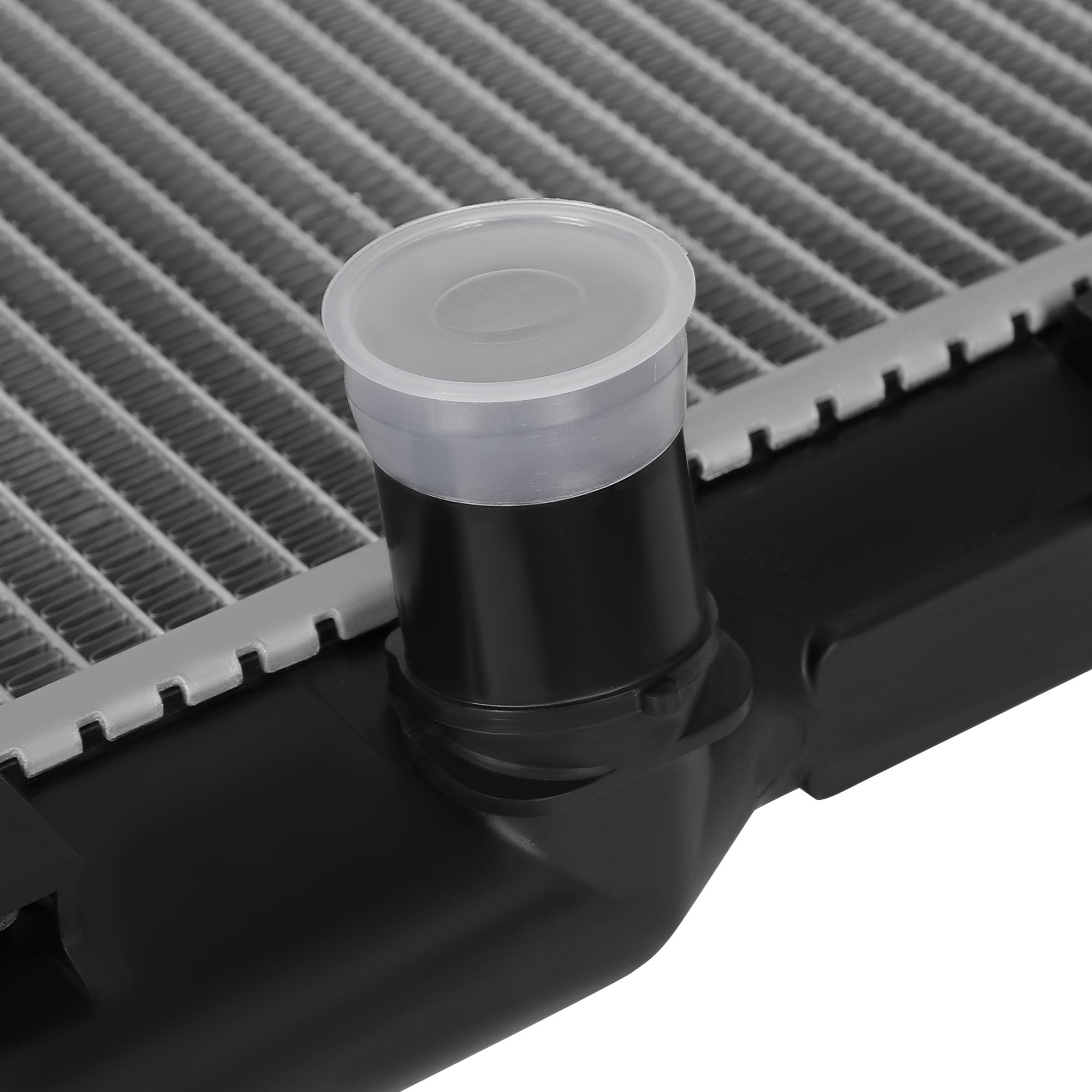 LEDKINGDOMUS Radiator for 2005-2007 Honda Accord 2.4L & 2006-2008 Honda Ridgeline 3.5L V6 Direct Fit Replacement Aluminum with Cap