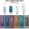 thumbnail image 2 of Case for iPhone 13 Wallet Case with Card Holder, Kickstand RFID Blocking Magnetic Closure Shockproof Protective PU Leather Cover for iPhone 13 Flip Wallet, 2 of 7
