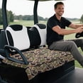thumbnail image 5 of XYZCANDO Bird Camo Golf Cart Seat Cover with 4 Storage Pockets - Universal Non-Slip Washable Protector for 2-Seat Golf Carts, 5 of 9