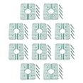thumbnail image 2 of Strawberry Stand Plant Frame Balcony Climbing Vegetable Three-Dimensional Cultivation Supports Rack Rectangle Anti-Rotten Bracket Greenhouse Tools 10pcs, 2 of 7