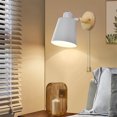 thumbnail image 2 of Lámpara De Cabeza De Dirección E27, Luz De Pared Nórdica Decorativa, Luz De Noche Moderna Con Interruptor De Cadena Colgante Monstrate HA025234-04, 2 of 5