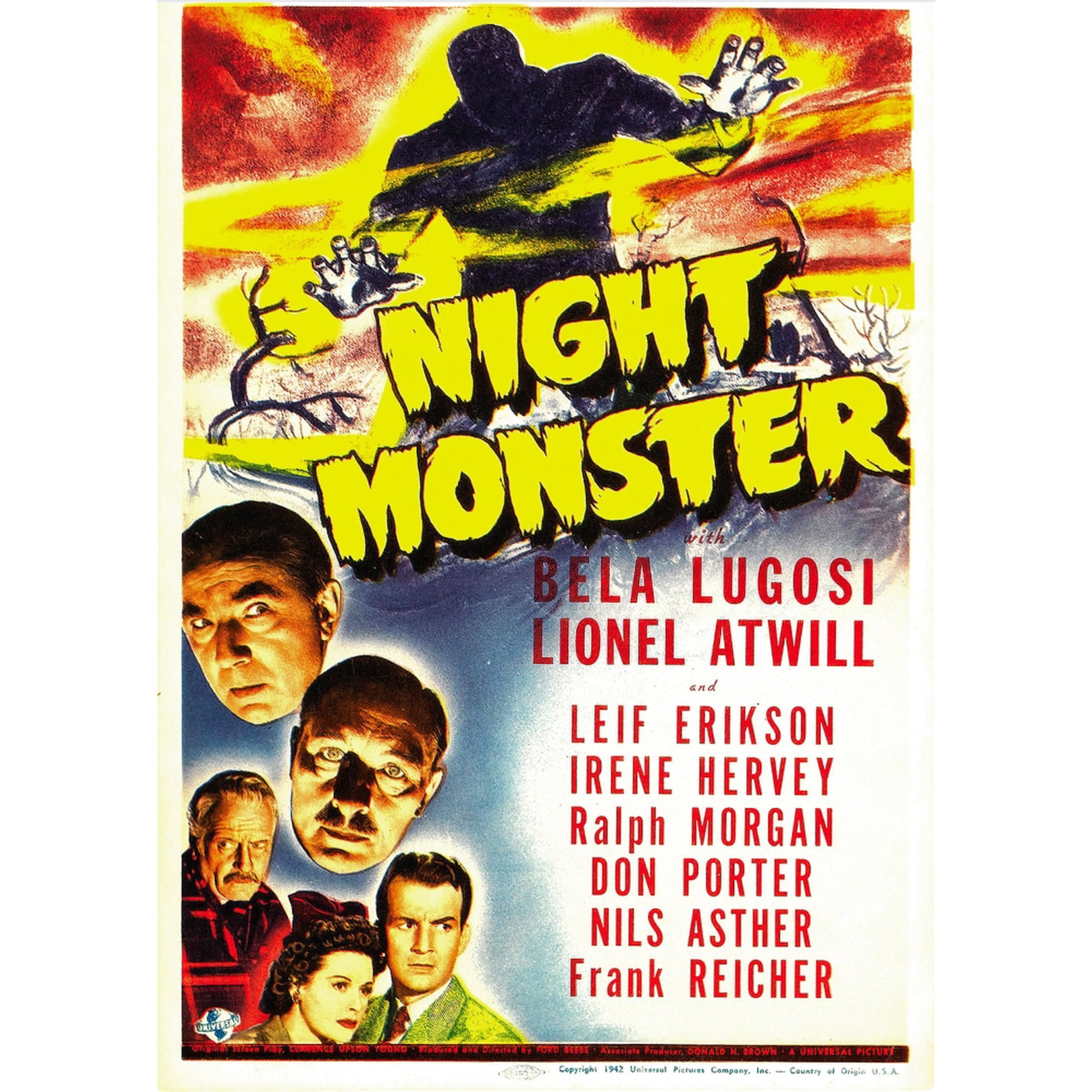 Posterazzi Night Monster Canvas Art - (11 x 17)