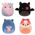 thumbnail image 1 of Juguete de peluche Squishmallows Original Neon Heart, paquete de 4 unidades, Little, 1 of 5