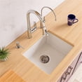 thumbnail image 4 of Pemberly Row 20" White Single Bowl Fireclay Undermount Kitchen Sink, 4 of 9