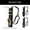 A*1+C*1, variant on SeekLGT Archery Back Arrow Quiver, Adjustable Shoulder Strap Lightweight Hip Arrow Bag, Durable Oxford Fabric Holder for Bow Hunting and Target Practice, 1pc