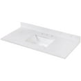 thumbnail image 4 of Avanity EUT49CW-RS 49" Engineered Stone Vanity Top - Cala White, 4 of 4