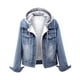 thumbnail image 2 of Puntoco Fashion Mujer Plus Terciopelo Manga Larga Slim-Fits Chaqueta Con Capucha Blusa Abrigo Puntoco Puntoco-1, 2 of 5