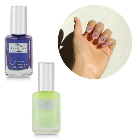 Play with Colors Combination Natural Nail Polish-Non-Toxic Nail Art, Vegan and Cruelty-Free Nail Paint