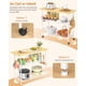 thumbnail image 5 of Isla de Cocina ThreeHio con 3 Estantes, Carrito Rodante Blanco, 5 of 8