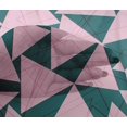 thumbnail image 4 of oneOone Viscose Chiffon Fabric Rectangle & Triangle Geometric Print Fabric By The Yard 42 Inches Wide, 4 of 4