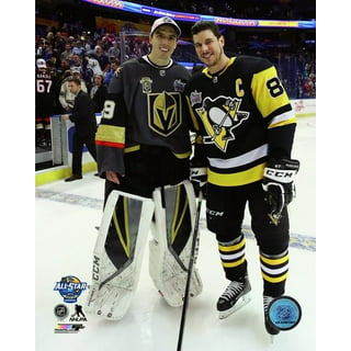 Marc-Andre Fleury Pittsburgh Penguins Fanatics Authentic Unsigned White Jersey Overhead Photograph