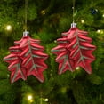 thumbnail image 6 of Horivan Festive Christmas Tree Hanging Ornaments Shatterproof Car Pendant Holiday Home Party Lightweight Plastic Decoration with Lanyard Winter Seasonal Decorations for Indoor Outdoor, 6 of 6