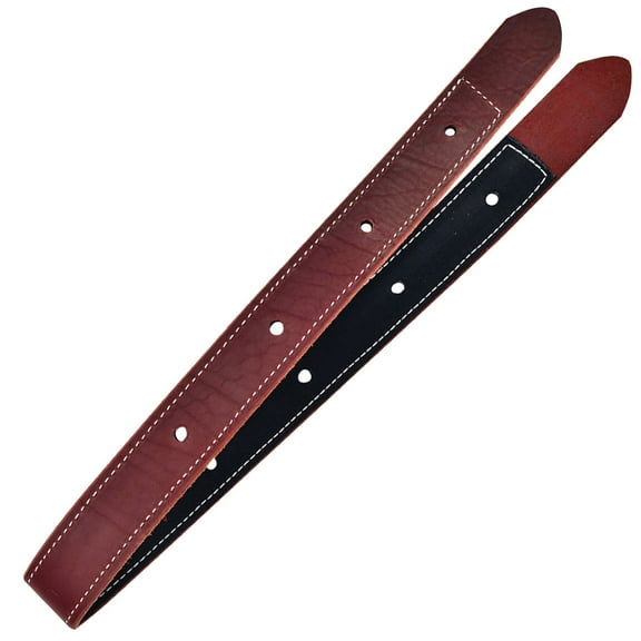 1 5/8" Chestnut Nylon Lined Leather Billet