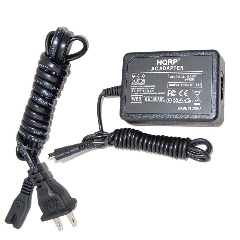 HQRP AC Power Adapter Charger for Canon VIXIA HF R20, HF R21, HF R200