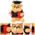 thumbnail image 3 of NUOLUX Adorable Stuffed Bear Plush Toy Creative Bear with Graduation Hat Doll Graduation Toy Decorative Photo Props Graduation Gift, 3 of 6