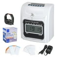thumbnail image 1 of Yescom Employee Attendance Punch Time Clock Payroll Recorder LCD Display w/ 100 Cards, 1 of 11