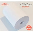 thumbnail image 2 of 2 1/4" X 85' THERMAL PAPER 50 ROLLS PREMIUM FD130 THERMAL PAPER BPA FREE, 2 of 6
