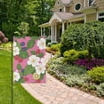 thumbnail image 2 of Yayeee Garden Flag 12" x 18" Double Sided Outdoor Yard Lawn Holiday Decorations, White Flowers, 2 of 6