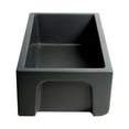 thumbnail image 7 of ALFI brand AB3318HS-BM 33" Black Matte Reversible Smooth / Fluted Single Bowl Fireclay Farm Sink, 7 of 7