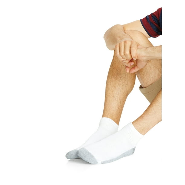 Hanes Men's Cushion Ankle Socks, 6Pack
