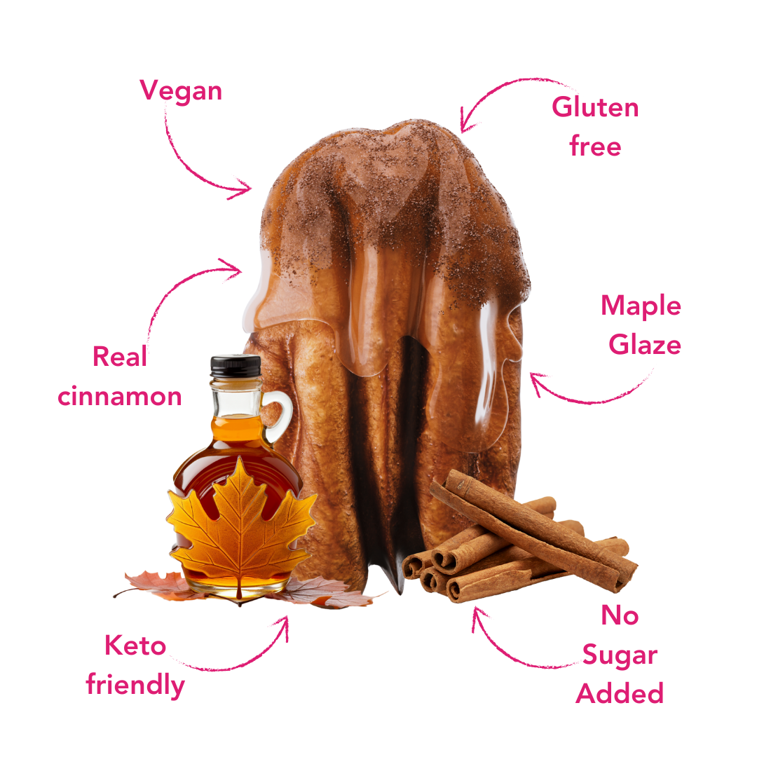 Earthside Farms Maple Cinnamon Pecans, Healthy Snacks Food, Vegan, Gluten-Free, Low Carb, Low Calorie Snacks, Keto-friendly - 1 Ounce Pack of 18