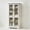White, variant on Buildhom 67" Tall Pantry Cabinet with Glass Doors & Adjustable Shelves, Freestanding Wood Storage Cupboard for Dining Room, Pantry, Brown