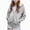 H599-Light Gray, variant on TOWED22 Girls Zip Up Hoodies Teen Fleece Full-Zip Sweatshirts Jacket Casual Fall Hoodie with Pocket(Pink,3-4 Y)