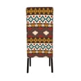thumbnail image 3 of ZICANCN Vintage Ethnic Tribal Stripe Chair Protectors Seat Covers , Dining Chair Slipcovers 1 Piece for Dining Room Hotel Kitchen, 3 of 8