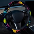 thumbnail image 2 of Alien 14.5 Inch Printing PVC Leather Car Wheel Cover Auto Accessories Steering Wheel Cover, 2 of 6