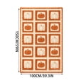 thumbnail image 3 of 59.1x39.4 Inch Fall Thanksgiving Harvest Themed Throw Blanket, Soft Cozy Leaf Pattern Decorative Blanket, Warm Seasonal Blanket For Sofa Couch Bedside Home Decor, 3 of 7