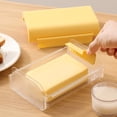 thumbnail image 1 of Japanese Butter Cutter and Sealed Packaging Container for Refrigerator Storage Cheese Preservation Hot Base Food Organizer, 1 of 3