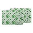thumbnail image 3 of S4Sassy Green Diamond Tie-Dye Washable Placemats & Napkins Table Decor Dining Mats, 3 of 3