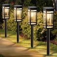thumbnail image 1 of Luces solares para caminos exteriores EXCMARK, paquete de 16, IP44, impermeables, 1 of 7