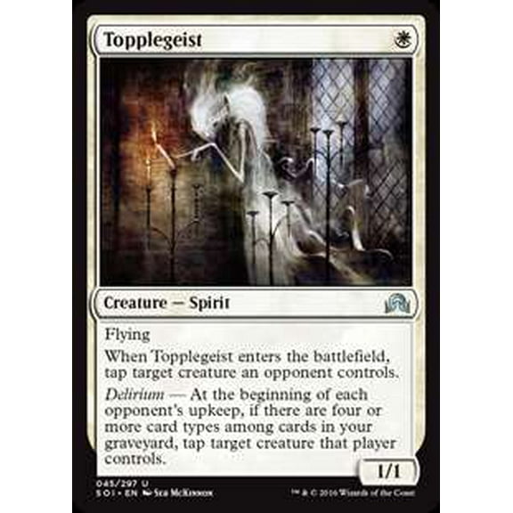 MtG Shadows Over Innistrad Uncommon Topplegeist #45