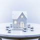 thumbnail image 4 of Casas de Pueblo Navideñas de Madera con Iluminación Led, Decoración de Escritorio con Nieve Invernal | Decoración Navideña Artesanal de Estilo Europeo para El Hogar, La Oficina, La Mesa o La Estanter, 4 of 5