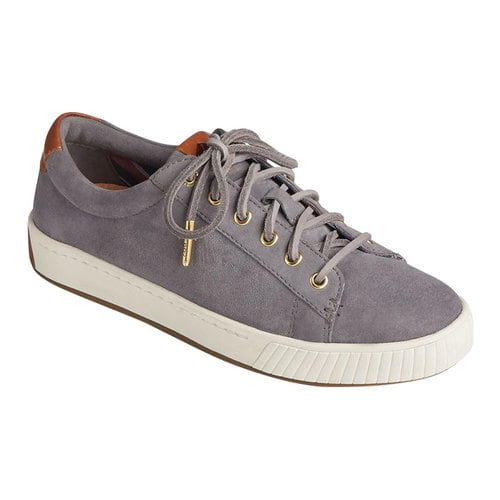 As Is Sperry Suede Lace-Up Sneakers - Anchor 