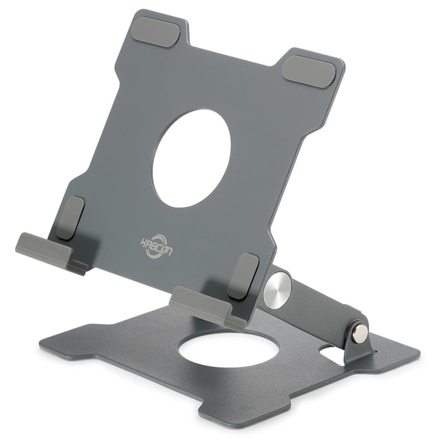 Soporte para tableta KABCON ajustable portátil para iPad, color gris