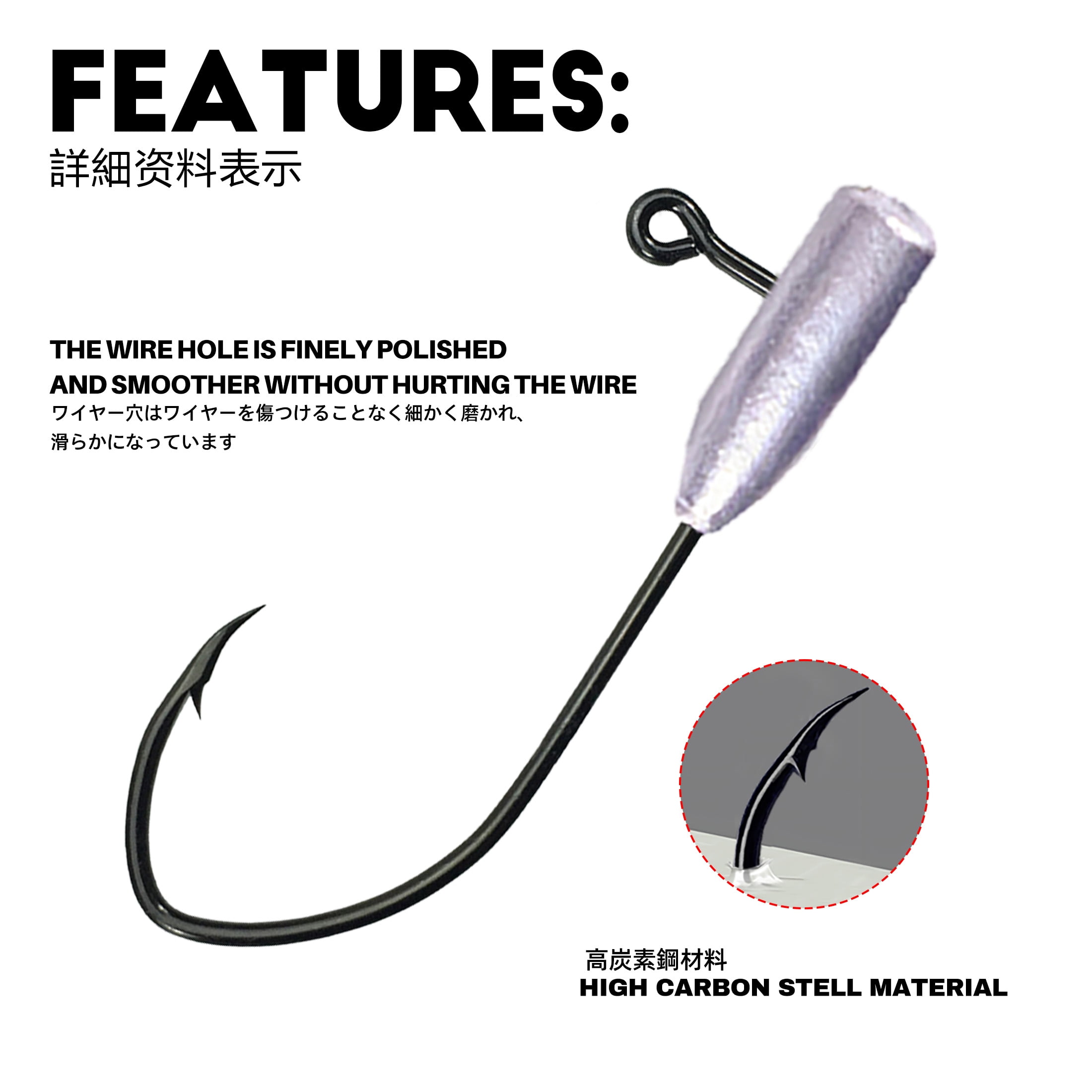 Ray Mini Tube Jig Heads for Crappie Fishing Tube Bait Jig Hooks 25 Pack Swimbait Jig Hooks Saltwater Freshwater Fishing Hooks Tube Jigs Lead Color, 1/16 oz Mustand 32500 BN 6# Hook