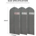 thumbnail image 2 of PEACNNG 6 Pack Small Translucent PEVA Garment Bags for Closet Storage （S 24‘‘ x 35 ‘‘）, 2 of 5