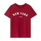thumbnail image 1 of Camiseta de verano para mujer, camisetas ligeras de verano para vacaciones, regalo para caminar para mujer Rojo, 1 of 7