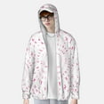 thumbnail image 2 of Kdxio Breast Cancer Awareness Print Women Men Sun Protection UPF 50+ Jackets Zip Up Long Sleeve Hoodie Hiking Lightweight with Pockets, 2 of 7