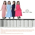 thumbnail image 2 of KYAIGUO Robes à Volants pour Filles 1-12 Ans Bébé Manches Longues Décontractées Robe Maxi Ligne A, 2 of 8
