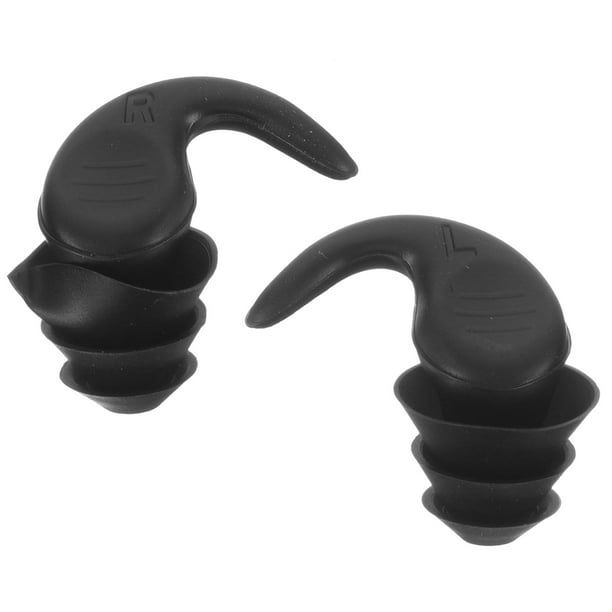 ColoMX 1 par de tapones para los oídos a prueba de sonido, tapones para los oídos de silicona, tapones para los oídos antironquidos, tapones para los oídos para dormir con estuche
