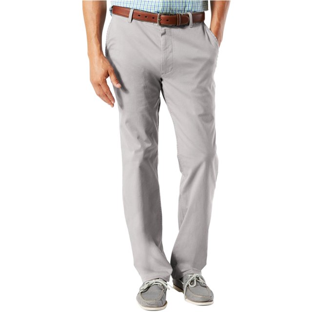 Dockers Broken In Casual Chino Pantalones para Hombre, Gris, 33W x 32L Dockers chino