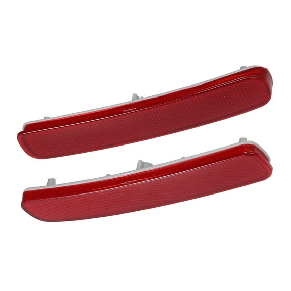 1 Pair Left Right Side Rear Bumper Reflector Light 81920-0E021 81910-0E041 for Toyota Highlander Red