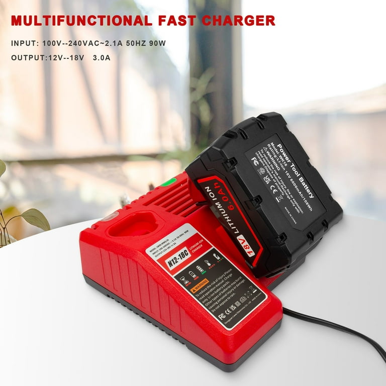 LabTEC 18V for M18 M12 Battery charger 12V 18V for Milwaukee