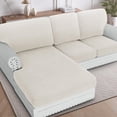 thumbnail image 2 of Sectional Couch Covers 6 Pieces Stretch Sofa Covers for Sectional Sofa Set Separate L Shaped Couch Cover for Both Left/Right Couch, 2 of 6