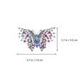thumbnail image 3 of MasteelfCA 1pc Vintage Butterflies Exaggerated Brooch Creative Breastpin All-match Brooch, 3 of 8