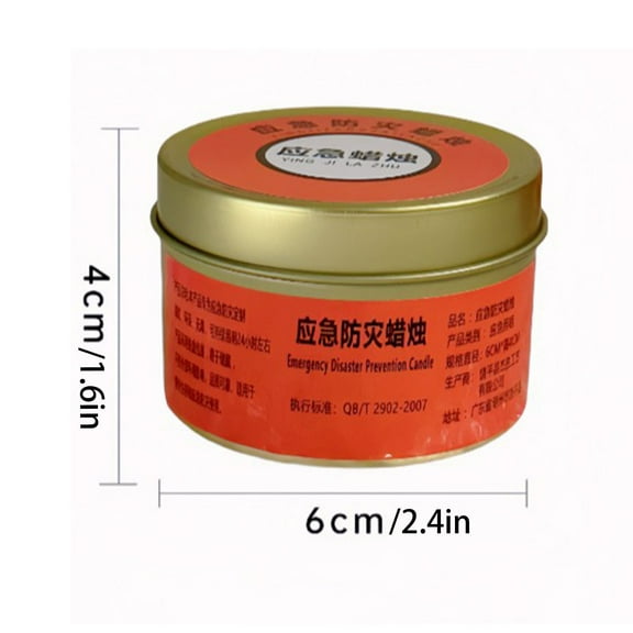 Bpyeka Long Burning Survival Candles Windproof Home Survival Lighting Candles 30 Hour Long Lasting Multi Purpose for Power Outages Camping Hiking,Home Improvement,Household Essentials