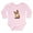 Petal Pink, variant on CafePress - Kiniart Fox Long Sleeve Infant Bodysuit - Long Sleeve Cotton Baby Bodysuit